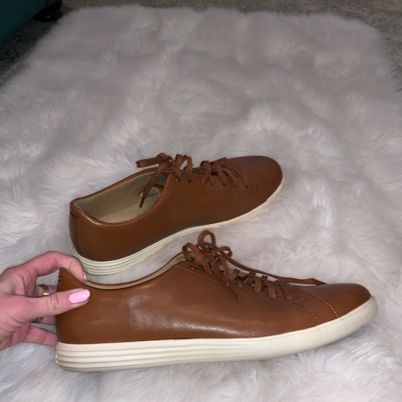 Cole Haan. Men'sGrand Crosscourt II Sneakers,Brown - Picture 5 of 6